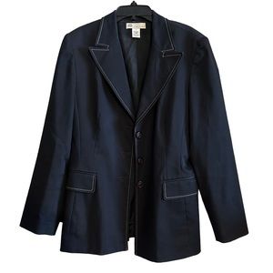 ABR NEW YORK Long Sleeve Button Front Blazer 12